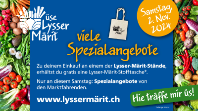 Üse Lysser Märit – Spezialangebote