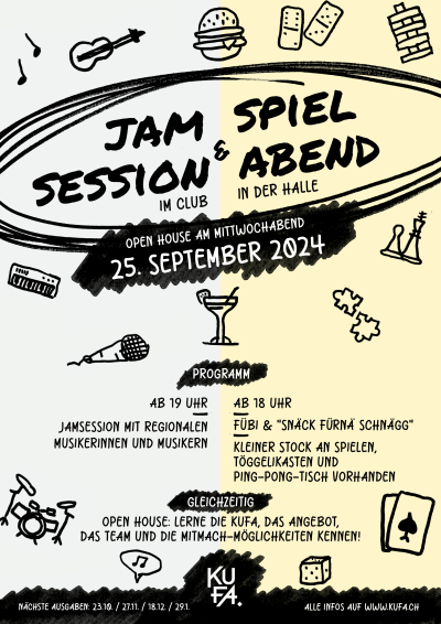 Jam Session + Spielabend